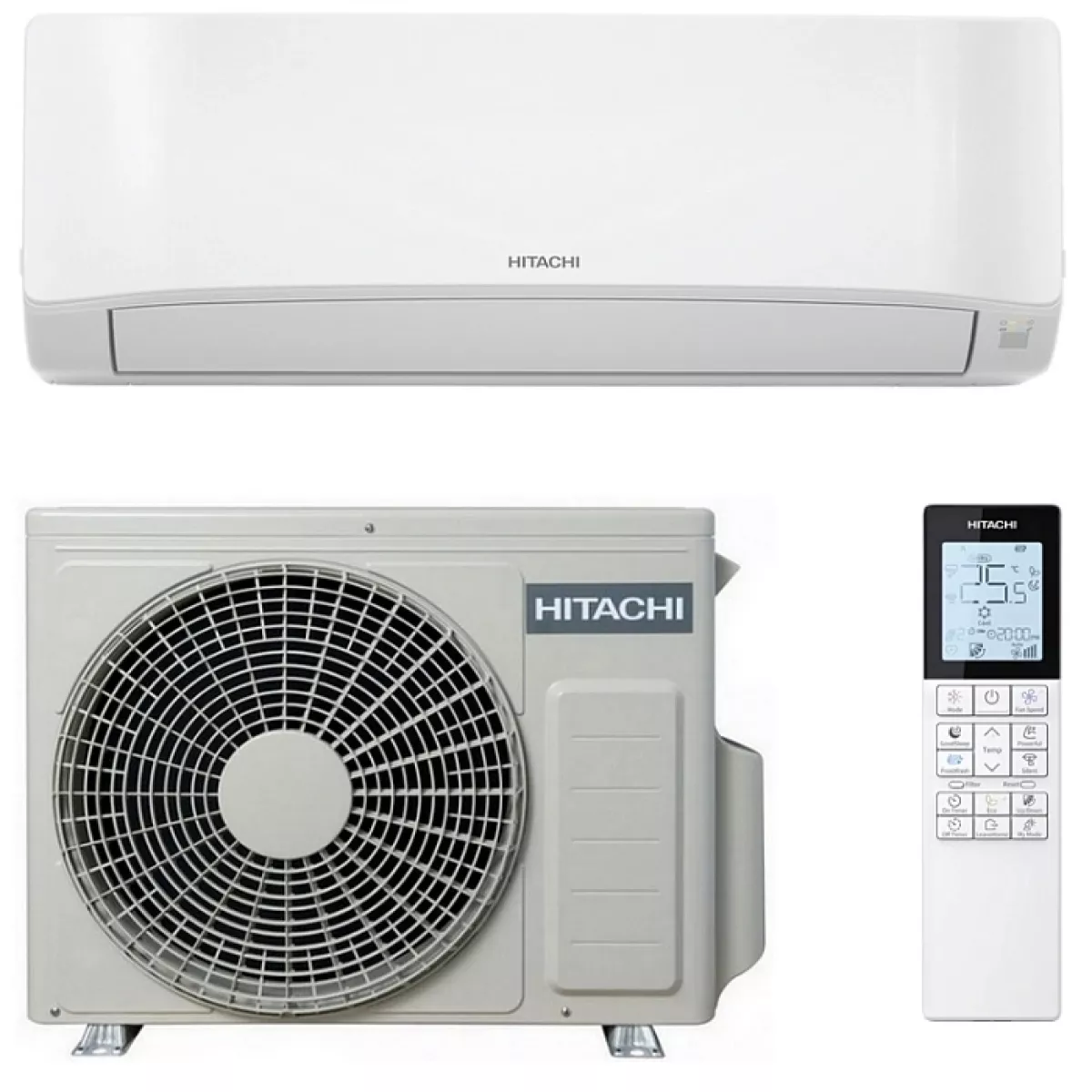 Кондиционер Hitachi RAK-DJ25RHAE/RAC-DJ25WHAE серия SHIRATAMA R32 INVERTER Кондиционер Hitachi RAK-DJ25RHAE/RAC-DJ25WHAE серия SHIRATAMA R32 INVERTER