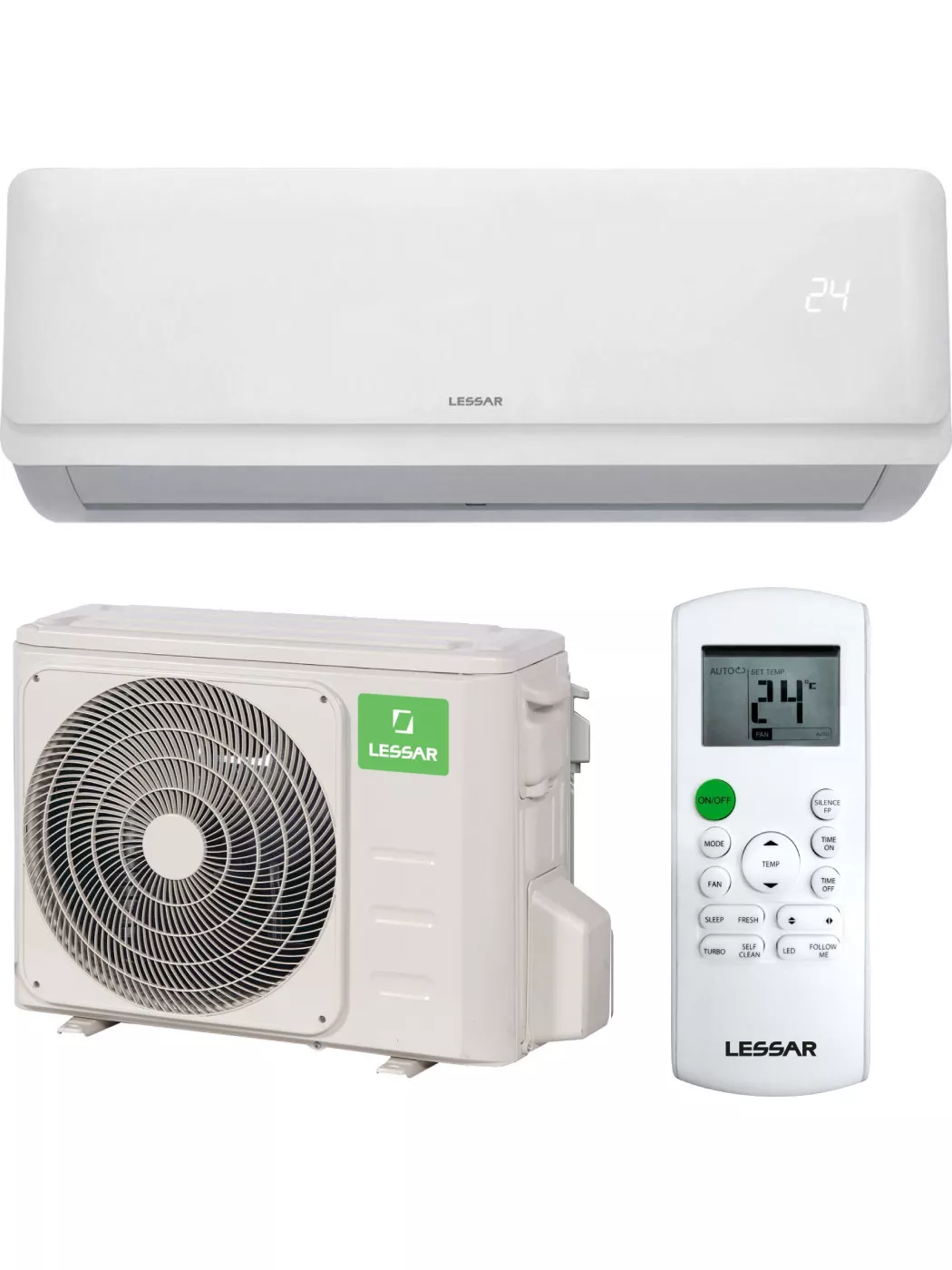 Кондиционер LESSAR LS-H12KFE2/LU-H12KFE2 серии Cool+ R32 (комплект) Кондиционер LESSAR LS-H12KFE2/LU-H12KFE2 серии Cool+ R32 (комплект)